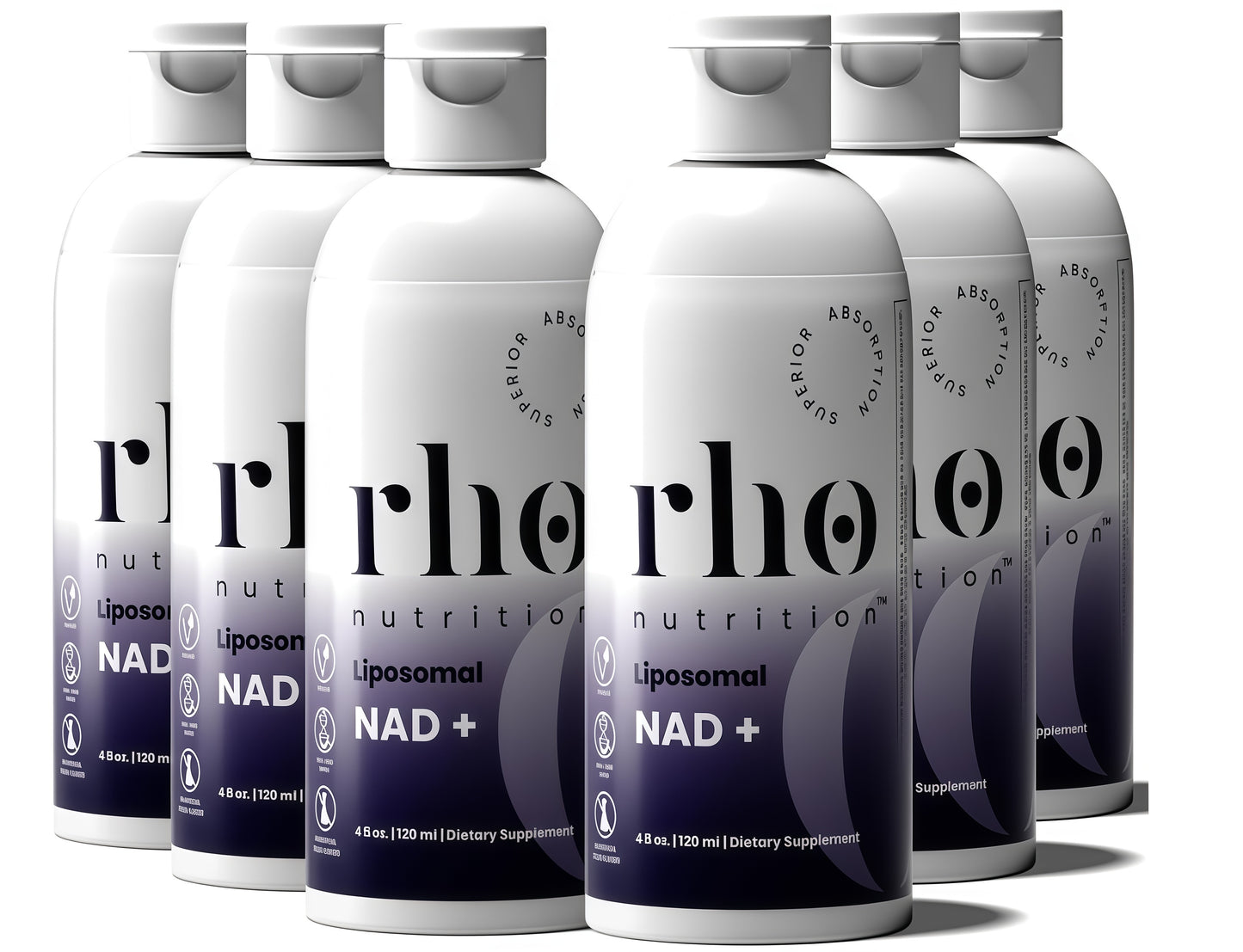 Rho Nutrition Liposomal NAD+-LiquidSupplement Designed to Help SupportAbsorption-Active Form of NAD+Helps Support Normal Cellular Health,Healthy Aging, Energy Metabolism andOverall Vitality